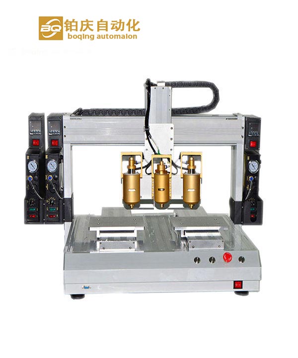 三頭雙工位熱熔膠自動(dòng)點(diǎn)膠機(jī)